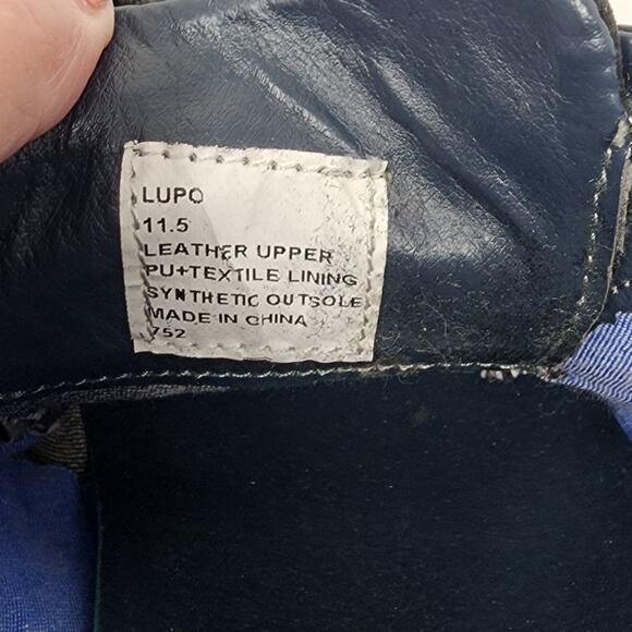 Steve Madden Lupo Men's Black Dress Shoes Leather Lace Up Shoes Men' Size 11.5 - Picture 11 of 12